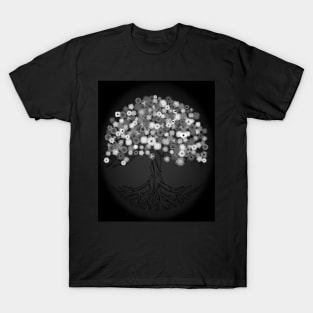 Tree of Souls: a Patterned Spirograph Collage T-Shirt
